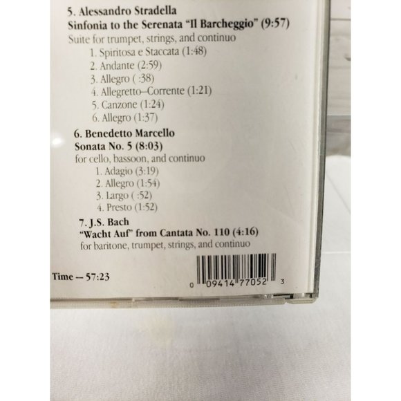 The Italian Voyage Maryland Bach Aria Group CD - Picture 4 of 5